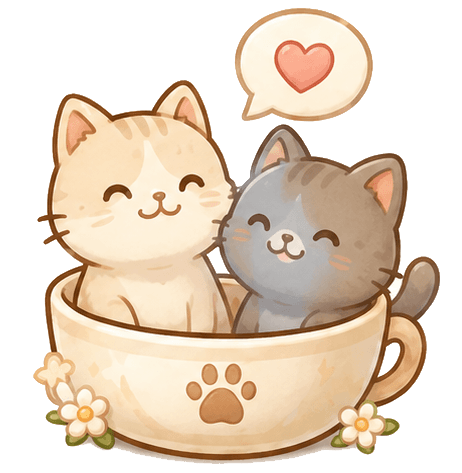 StepCat friend invitation card with cat artwork