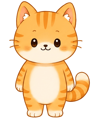 Orange StepCat cat standing